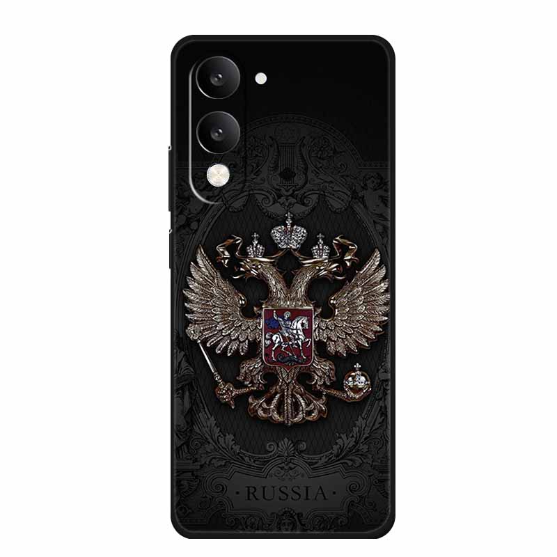 For Vivo Y29T Y29s Case Y 29 T S Coque Flowers Black Silicone Soft Back Cover For Vivo Y19s GT 5G iQOO Z10 Lite Phone Case Funda