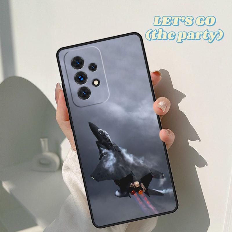 Aircraft Jet Airplane Phone Case For Samsung Galaxy A42 A31 A40 A51 A71 A32 A80 A91 A52 A72 A73 A20e A21S A50 A70 A11 A12 Cover