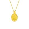 Durian Lifetime Light Luxury Premium Sense Gold Durian Pendant New Necklace Female Personality Versatile Unique Design Sense