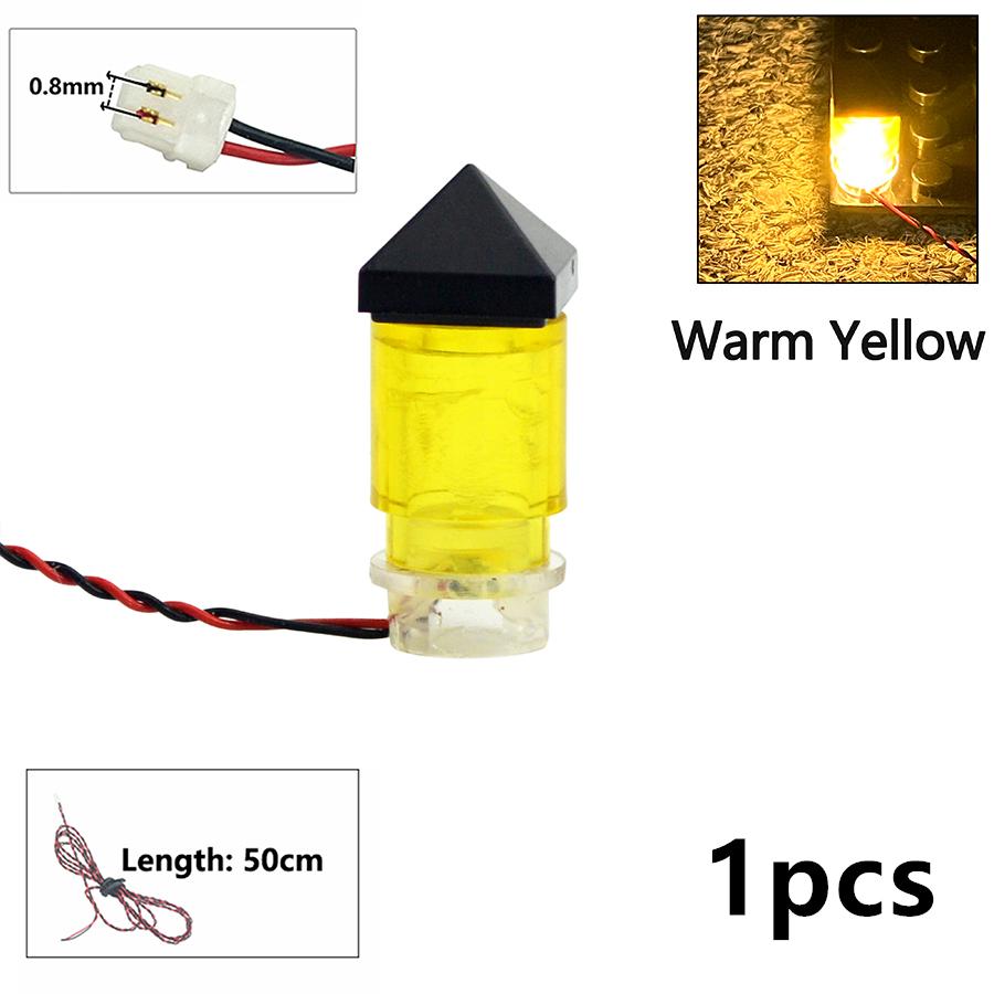 1 Pcs DIY 0.8mm Pin 1x1 1x4 1x2 LED Remote Control Building Block Flash Lamp City Light Lightsaber Spotlight Candle Lamp Bricks