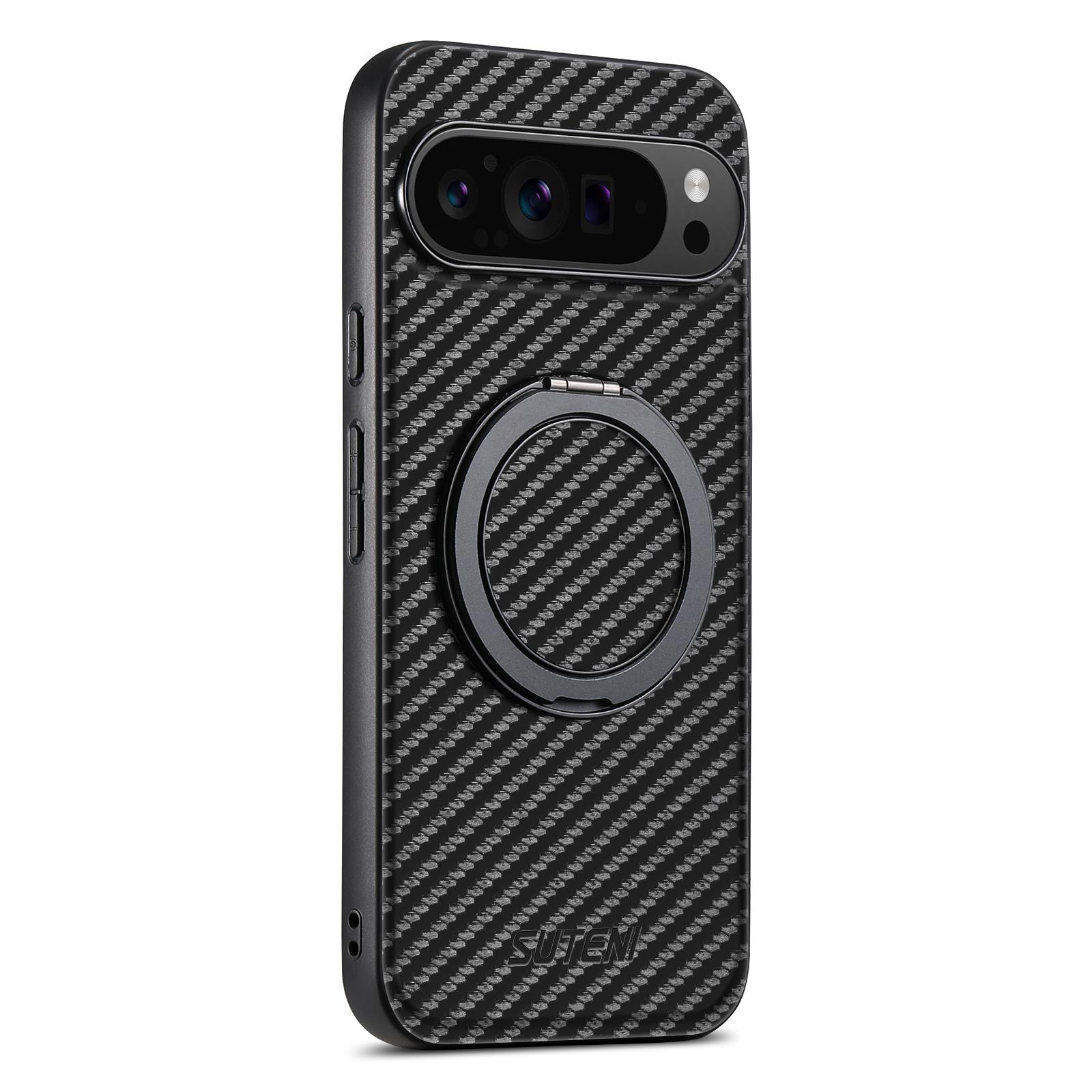 360-degree Rotating Magnetic Carbon Fiber Textured