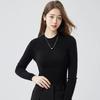 Fengxun Women's Slim-Fit 100% Merino Wool Turtleneck Sweater