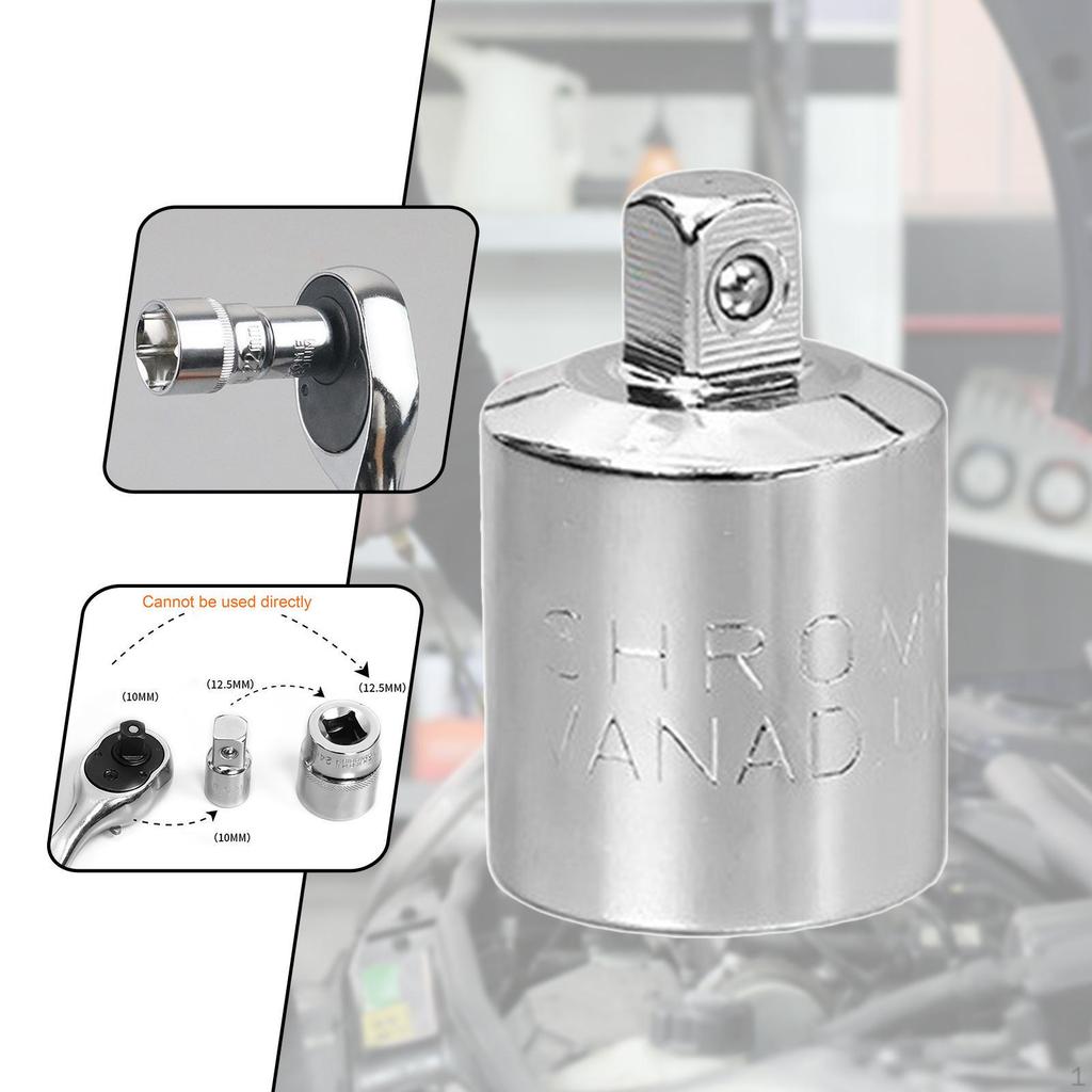 Impact Adapter 1/2 for Ratchet Wrenches, Compact Sturdy, Upgrade Metal Converter Replacement