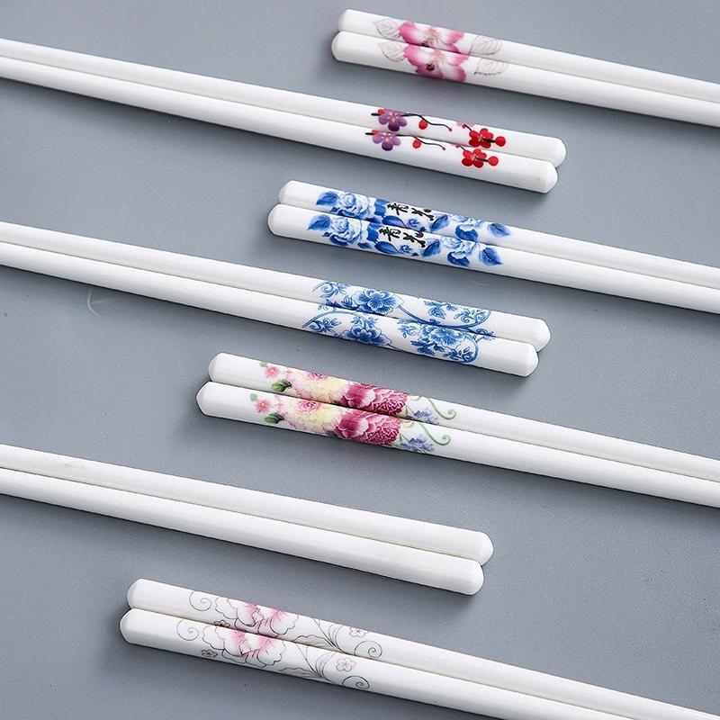 TLXT Chinese Style Ceramic Chopsticks