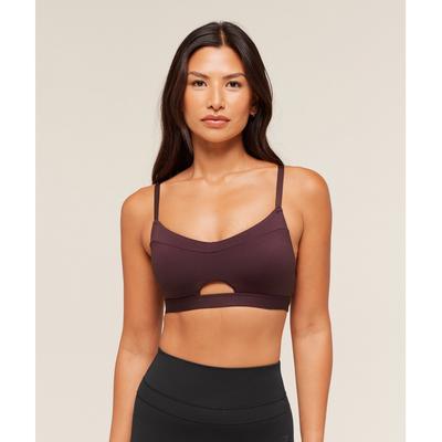 Balcony Peekaboo Sports Bra Cherry Purple B4b6j Pcds
