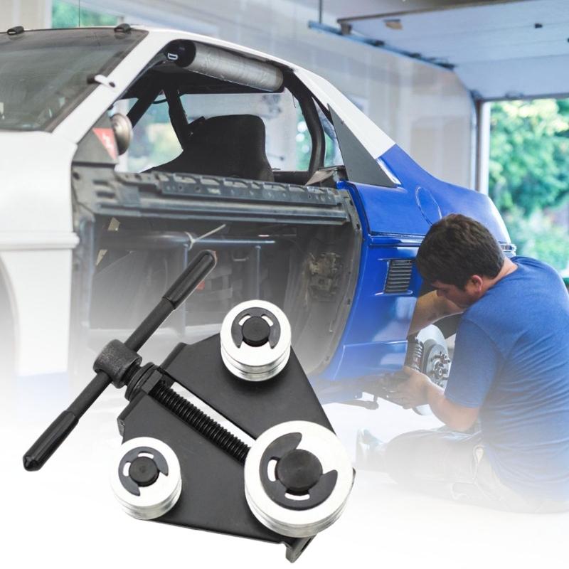 Easy to Use Brakes Tube Straightener Bender Quality Steel Materials Adjustable Design for Simple Efficient Operation