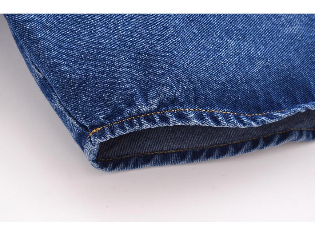 Spring 2025 Women's European & American Lace-Up Denim Cardigan with Long Pants