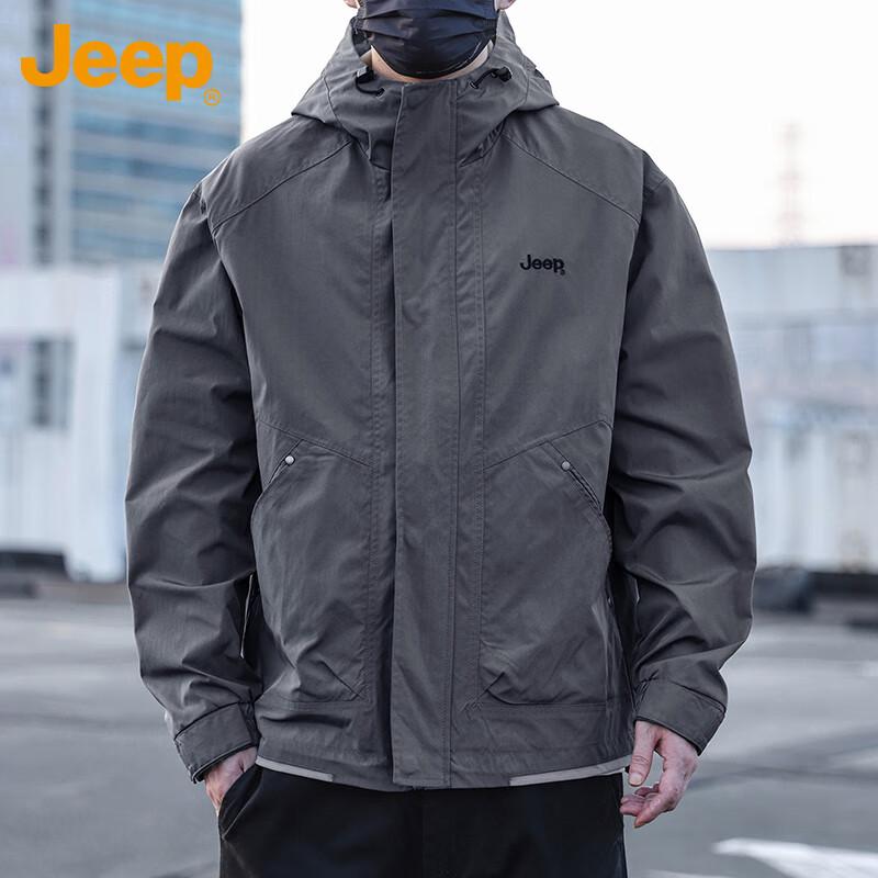 Jeep Men's Hooded Casual Jacket