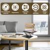 NEW Foldable Reading Stand Books Stand with 360° Rotating Base Cookbook Holder Organizer Bookend For Music Score Tablets Laptops