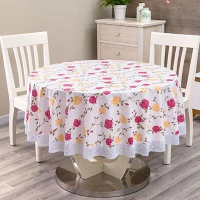 Pastoral Style Thick PVC Plastic Pad Household Waterproof Scald Oil Resistant Tablecloth Dining Table Insulation Mat