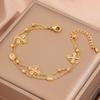 Popular bracelet, titanium steel does not fade, love zircon bracelet, high-end female light luxury niche bracelet, bracelet.