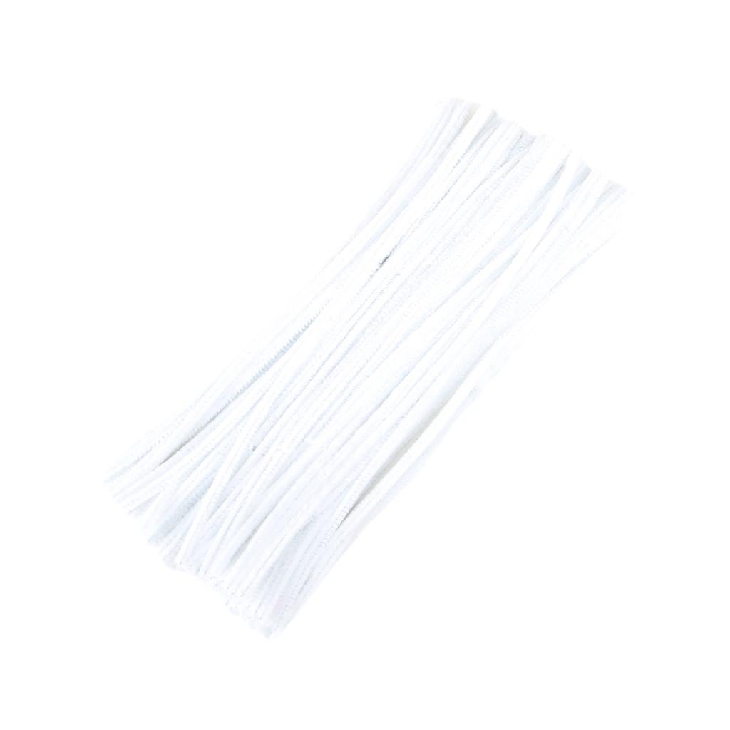 Colorful Chenille Stem Twisted Rod Wool Root Fluffy Bar Iron Wire DIY Handcraft Twisting Bar Hair Clip Decorations