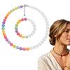Dopamin Farbwechsel Perlen Halskette Armband Set, zufällige Farbe, UV-Bestrahlung Farbwechsel, modisches Schmuckgeschenk für Frauen