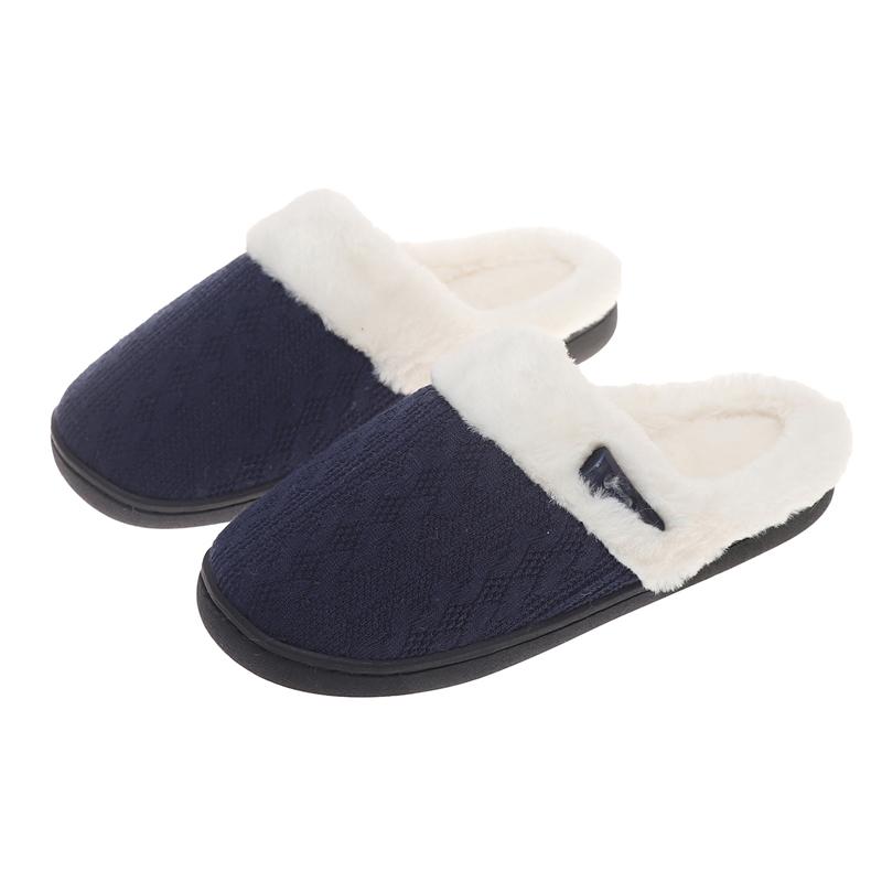 Winter Women Slippers Warm Couple Fluffy Slippers Faux Fur Women's Slippers Home Trend Female Indoor Cotton Shoes Footwear