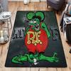 Funny Room Rugs Foot Carpets R-Rat Fink Entrance Doormat Kawaii Rug Floor Mats Bath Mat Kitchen Hallway Carpet Home Decor