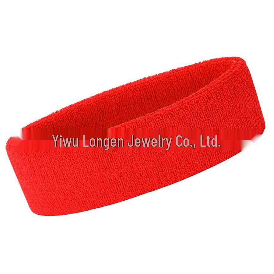 Unisexowy Opaska Sportowa Absorbująca Pot do Fitnessu i Jogi - Modna Opaska do Włosów