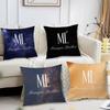 Renowned Designer M-Monique L-Lhuillier Pillow Case Printed Pillowcase for Living Room Sofa Cushion Cover & Bedroom Decor