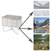 Camping Folding Coolers Box Stand Foldable Fridge Ice Box Holder Outdoor Foldable Ice Box Stand Storage Box Brackets