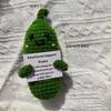 1pc Handcrafted Emotional Comfort Pickle Cucumber - Adorable Muppet Style Decorative Gift for Uniquely Quirky Charm