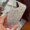 Phone Case for iphone Air 11 17 Pro XS Max 16 Plus 18 Pro Max 15 12 14 13 XR sticker Silver Cracked Texture Shockproof Cover
