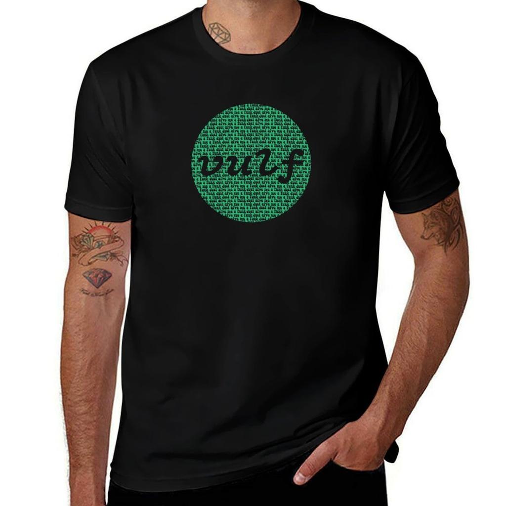 Vulfpeck Shirt Vulf Circle Green Print Tshirt Sports Basic Short Sleeve Tshirt