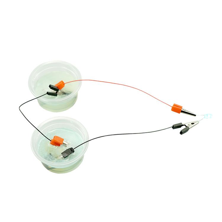 Primary School Students Diy Technology Small Production Salt Water Power Generation Clock Suit Manual Invention Of Scientific Experiment Material