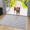 Olanly Washable Front Entry Doormats for Entryway Indoor Door Mat Non-Slip Absorbent Resist Dirt Entrance MatInside Floor Mats