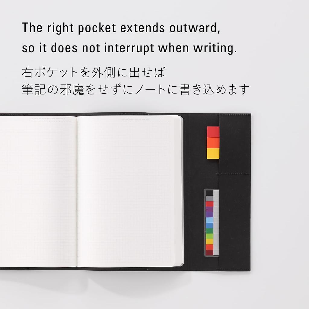 Nitoms STALOGY Notebook Cover, A5, Black, Paper, SS1006