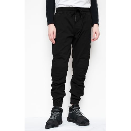 Komine Motorcycle Pants PK-753 Protective Cotton Jogger Pants Black 2XL