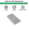 Filtro Abitacolo per Tesla Model S Filtro Aria HEPA con Carbone Attivo per Modello S 2012-2015 1035125-00-A