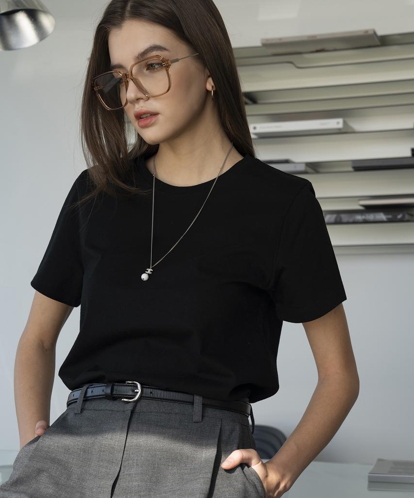 Banwonateullie A3403 Signature Silket T-Shirt_Black