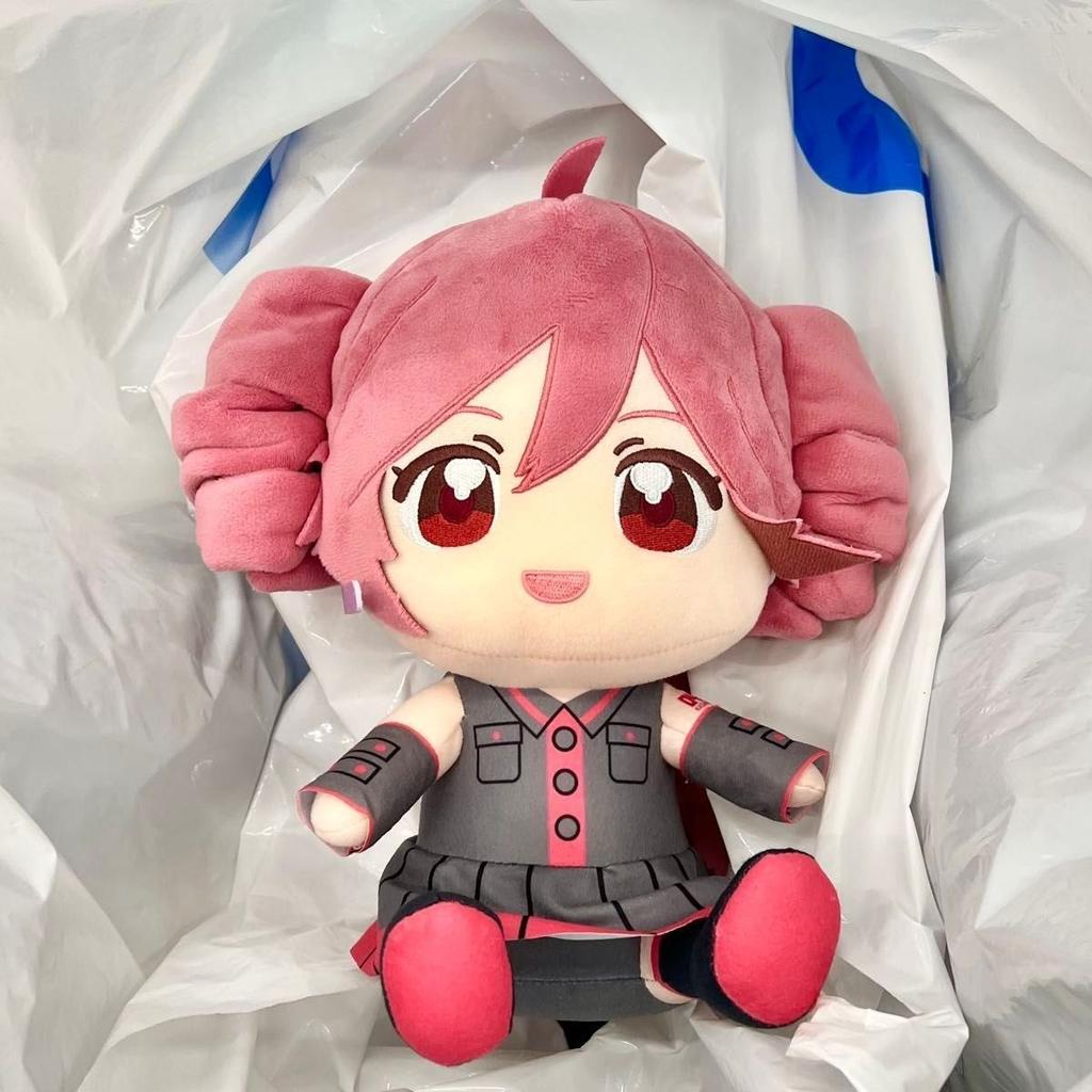 Kasane Teto Nuipurike Big Sitting Plush Doll Toy Set 2 Fukuya from Japan