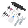 Pneumatic Die Grinder Kit 25000 RPM 90PSI Working Pressure 1/4 Inch Air Straight Die Grinder Set for Grinding Cutting Polishing