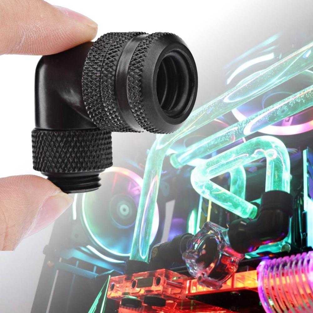 14MM PC Water Cooling Fitting G1/4 Thread Tube Connector Brass Fitting  Hard Tube Installation