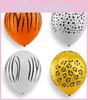 12 Inches Safari Theme Birthday Balloons Featuring Adorable Jungle Animal Designs For Festive Celebrations