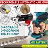 Electric Nail Guns DC 18V Nailer Stapler Woodworking Cordless Electric Tacker Furniture Staple Guns Power Tools for 18V Battery