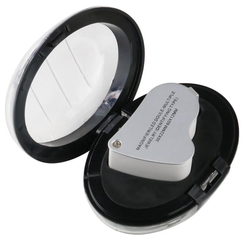 Miling Dual-Lens Pocket Magnifier with LED Light