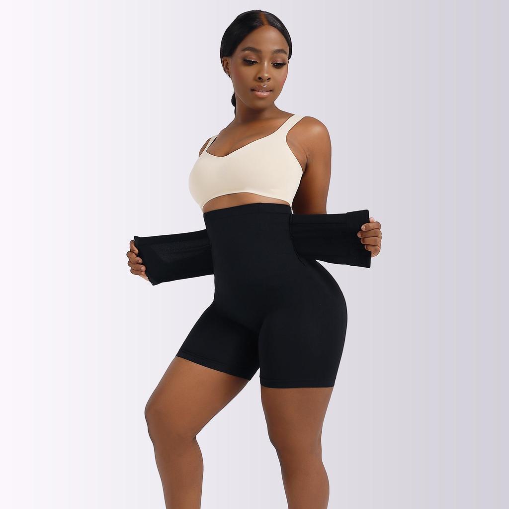 European & American High-Waisted Tummy Control Body Shaper Pants - Hip Lifting & Slimming Waist Cincher.