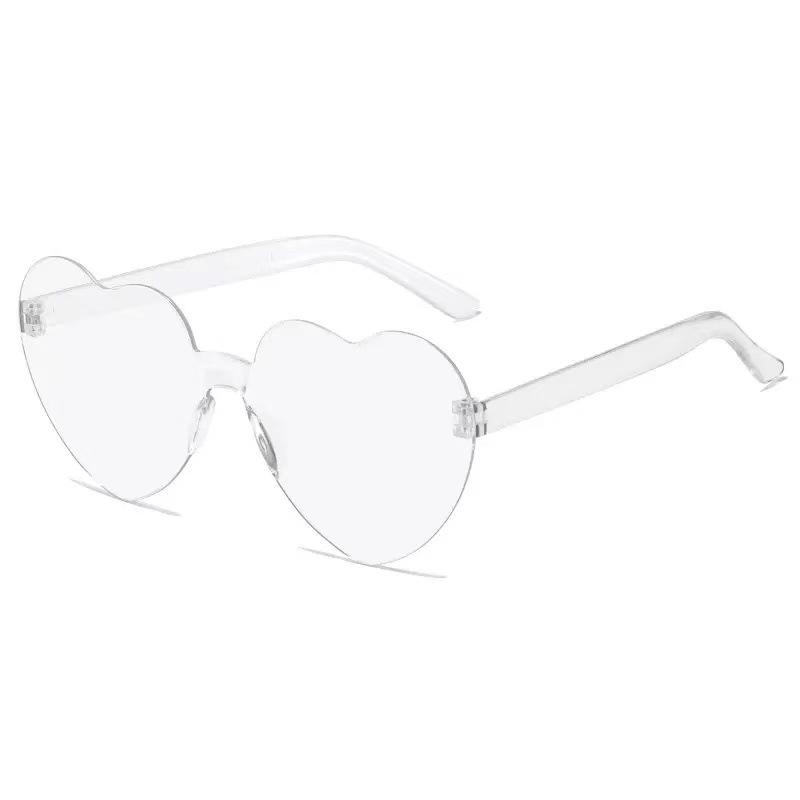 Flame Sunglasses - Trendy Frameless UV Protection Candy Color Shades for Dance Parties