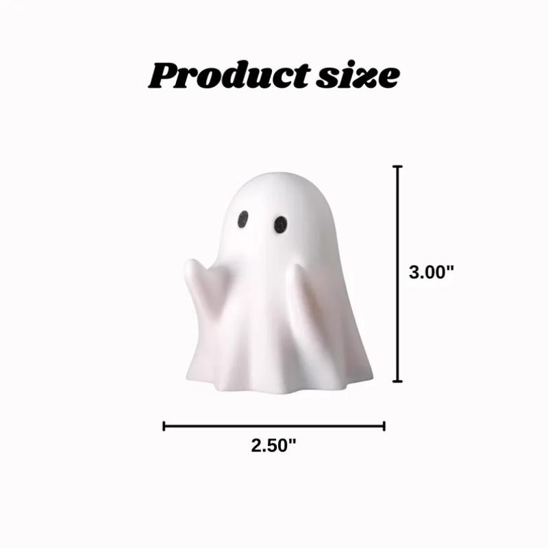 Creative Ghost Pen Holder Office Home Desktop Cute Small Ornament Resin Ornament Halloween Gift Creative Gift