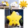 Cute Starry Sky Series Plush Toy Cushions With Soft Fluffy Clouds And Stars
