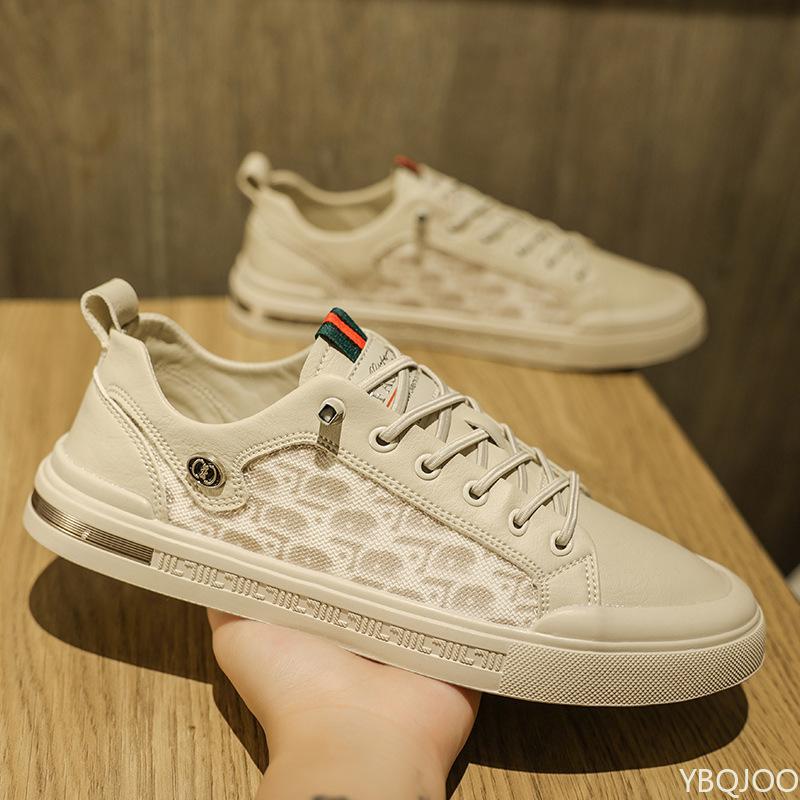 Fashion Men's Spring New Casual Shoes Outdoor low cut lace up shoe Comfortable non slip Male shoes Fashion breathable board shoes Homme