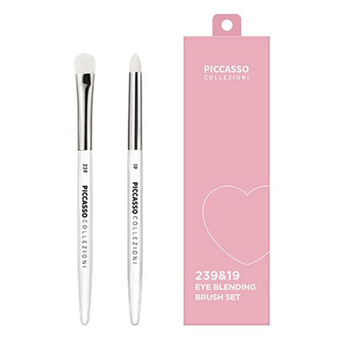 

Набір пензлів для розтушовування тіней для повік Piccasso Collezioni – Точне дуо для розтушовування тіней для повік, корейський