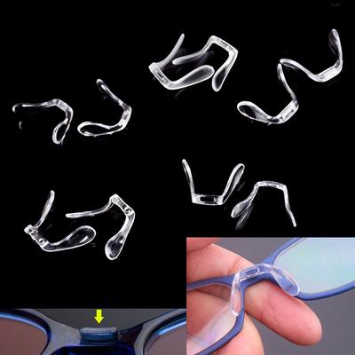 2pcs/set Silicone Anti Slip Glasses Nose Pads U Shaped Pad For Eyeglasses Sunglass Spectacles Eyewear Accessories