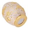 1pc Metal Zinc Alloy Toothpick Holder Flower Pattern Hand Press Toothpick Dispenser