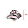 Men's Metal Chastity Cage BDSM Training Anti-Cheating Erotic Micro Punishment Toy