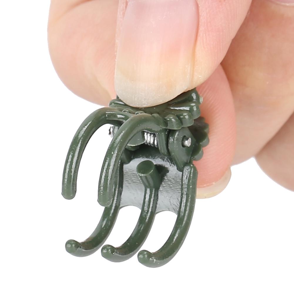100Pcs Plant Clip Beautiful Chrysanthemum Shape Garden Flower Stems Fixing Support Clips ToolWith