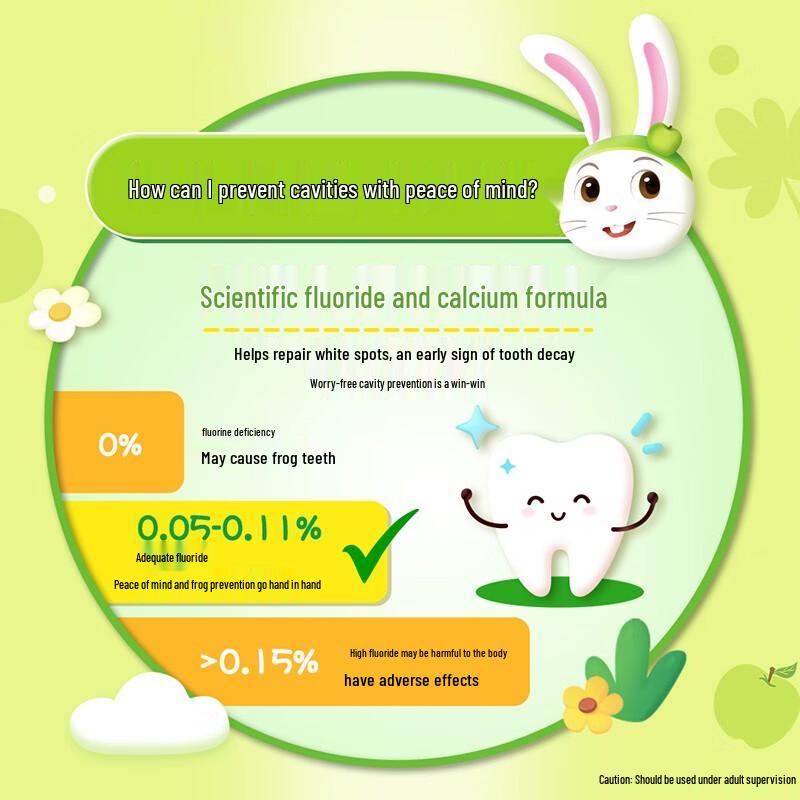 Darlie Baby Rabbit Kids Fluoride Toothpaste 3-12 Years (4 x 40g)