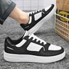 Casual sports shoes, men's flat shoes, spring and autumn breathable and fashionable vulcanized shoes, men's running shoes