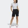 Adidas Solid Color Side Pocket Plain Straight Leg Shorts Women shorts Black HA3410